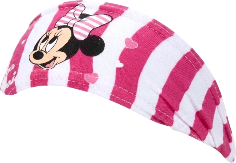 Detská čelenka Disney Minnie pre bábätká malinová - 1 kus