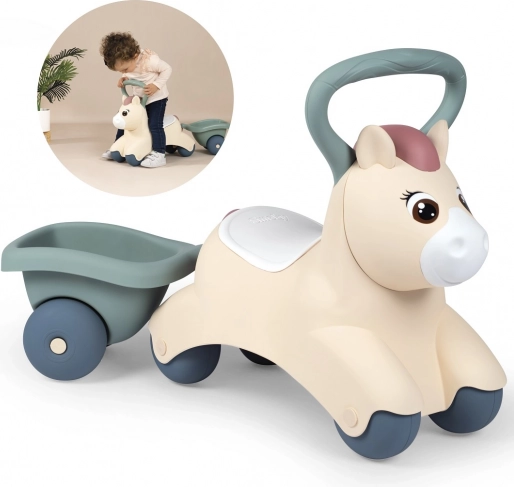 Smoby Little Pony odrážadlo s vozíkom