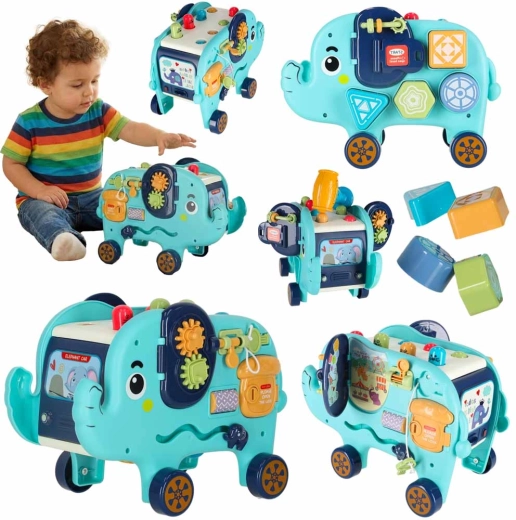 Interaktívny slon na kolieskach