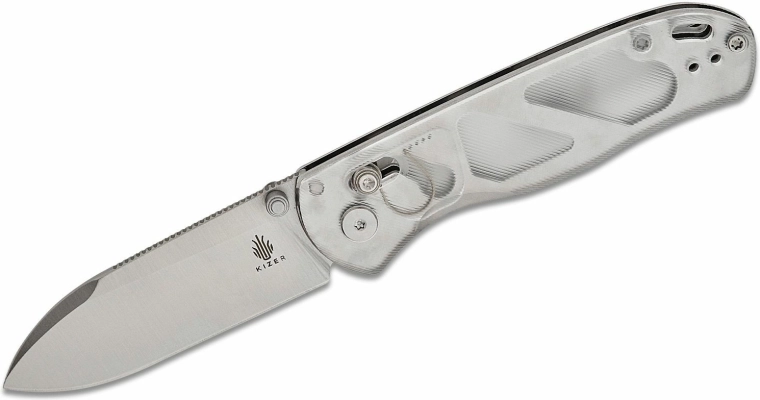 Kizer Drop Bear zatvárací nôž 7,6 cm, satén, akryl