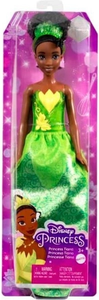 Bábika DISNEY PRINCESS Tiana v zelených šatách