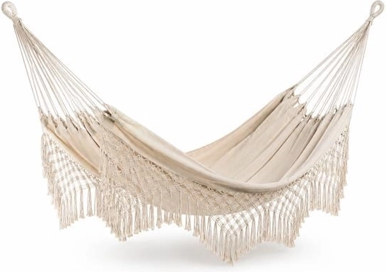 Boho závesná hojdacia sieť Baby Mix béžová