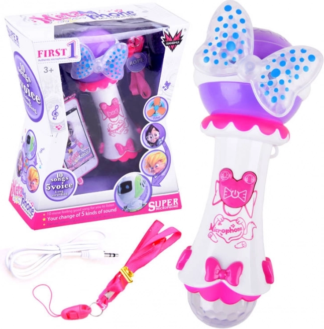 Detský karaoke mikrofón s nahrávaním a MP3 – Mikrofón