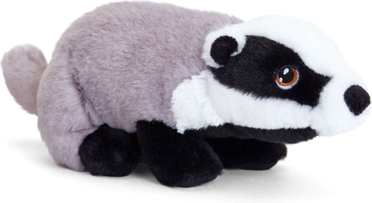 Keel Toys Keeleco jazvec – ekoplyšová hračka 25 cm