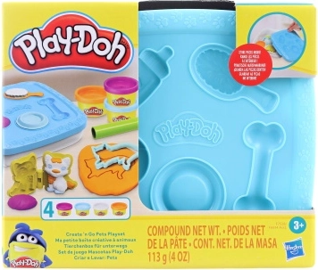 Play-Doh kreatívna sada – domáci miláčikovia, modrá
