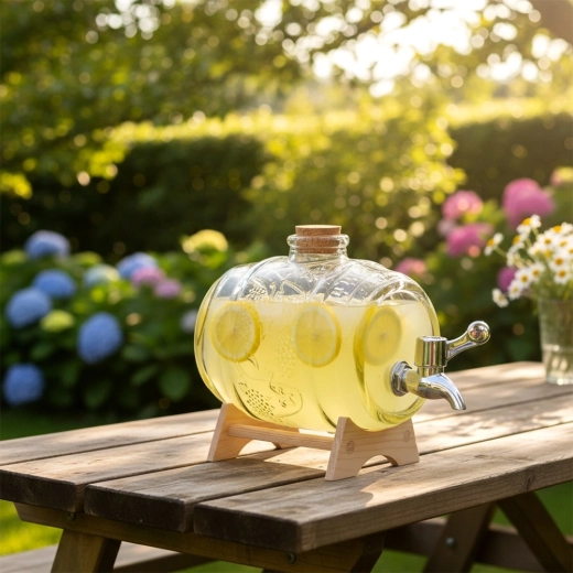 Korkové viečko a tesniaci kohútik