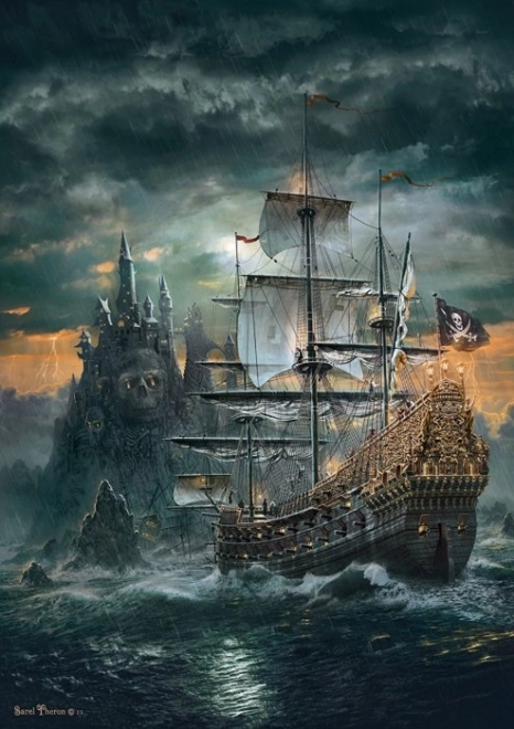 Pirátska loď 1500 dielikov