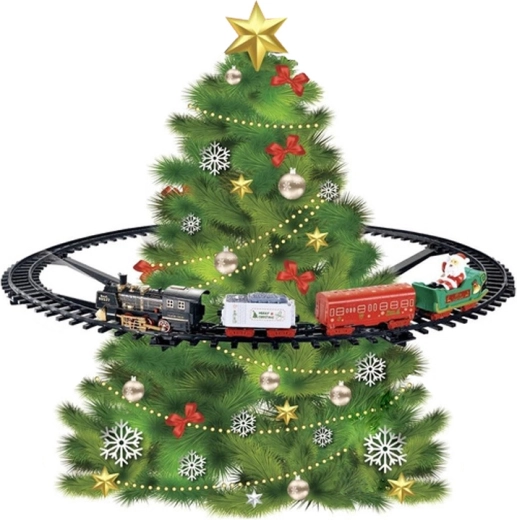 Jednoduchá montáž okolo vianočného stromčeka