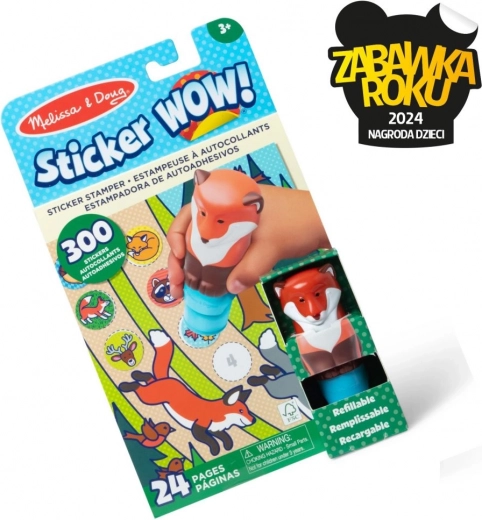 Sticker WOW! pečiatkové nálepky – líška
