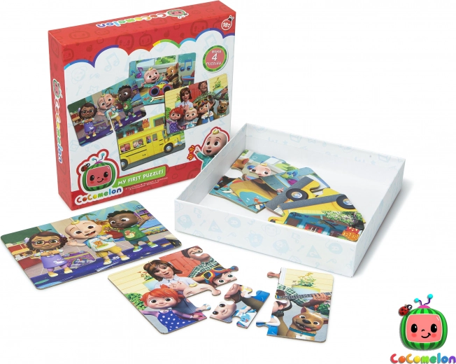 Detské puzzle CoComelon – 4 obrázky po 6 dielikoch