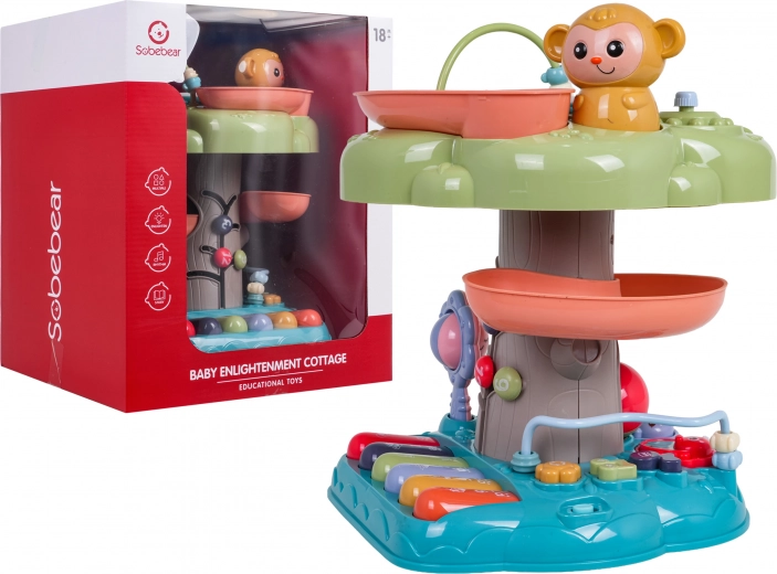 Interaktívny stromček pre batoľatá so svetlami a zvukmi