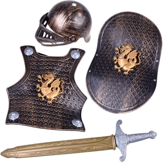 Brnenie pre rytiera + Prilba Štít Meč ZA0666
