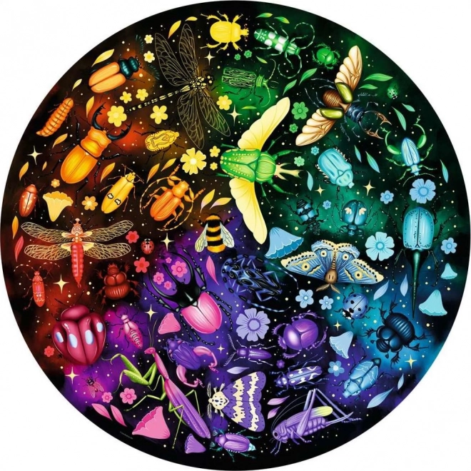 Puzzle Paleta farieb - Hmyz, 500 dielikov