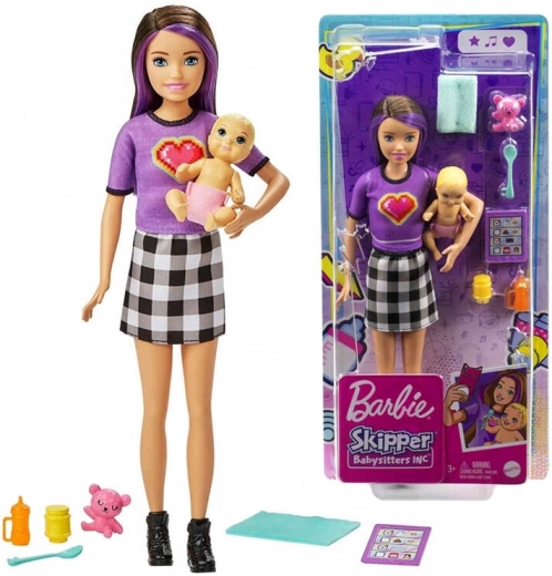 Barbie Skipper Opatrovateľka Bábika