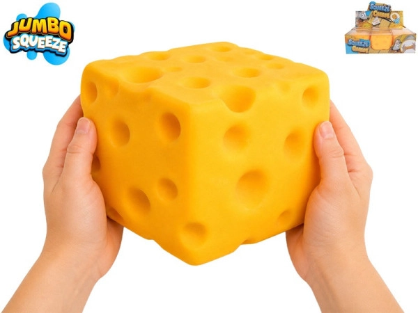 Mega Squeeze squishy mačkací syr maxi