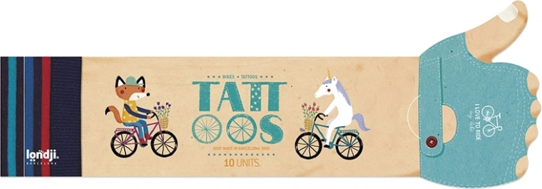 Dočasné tetovanie Na bicykli