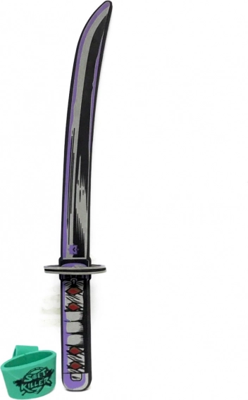 Penený meč fialový Démon – detský karnevalový doplnok