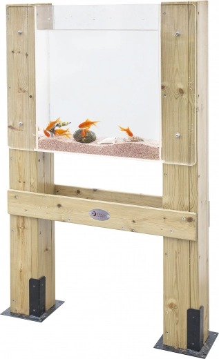 Classic World edukatívna sada na pozorovanie rýb a rastlín – drevená obojstranná tabuľa