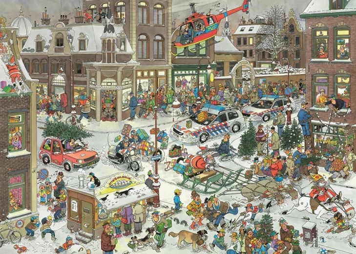 Puzzle JUMBO Jan van Haasteren Vianoce 1000 dielikov