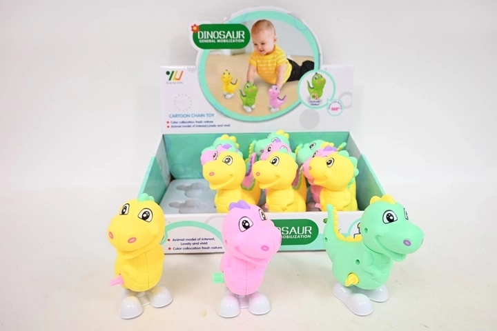 Naťahovací dinosaurus – farebná hračka (1 ks)
