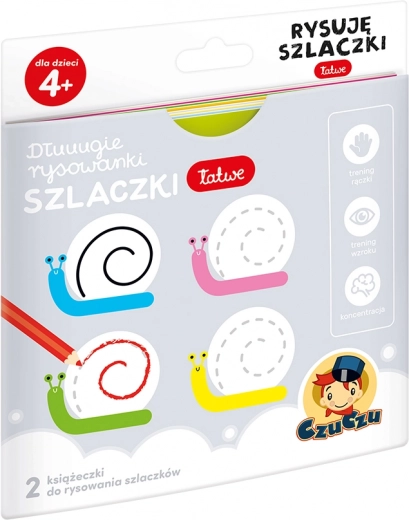 Dlhé omaľovánky a šablóny: kreslenie vzorov pre deti 4+