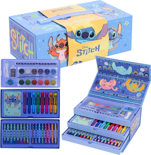 Kresliaci kufrík s výtvarnou sadou Lilo a Stitch