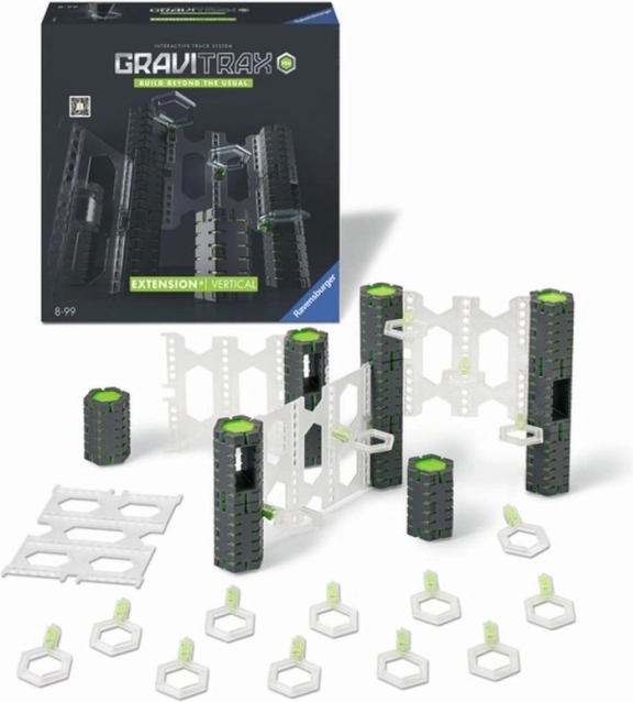 GraviTrax PRO Vertical – rozširujúci set pre stavbu viacúrovňových guľôčkových dráh