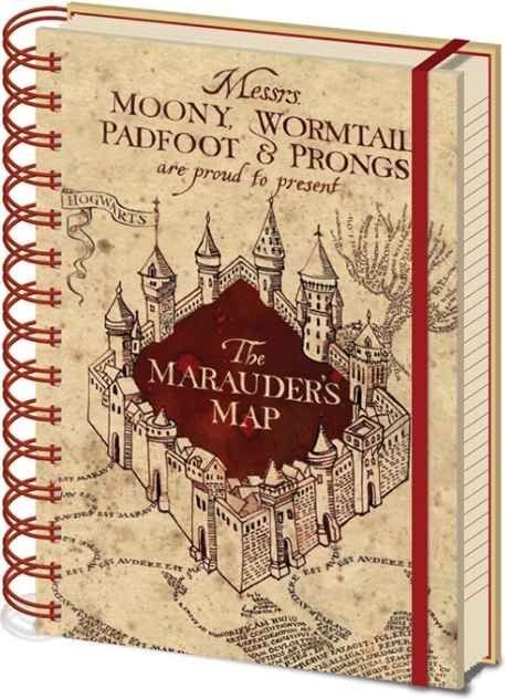 Blok A5 krúžkový Harry Potter