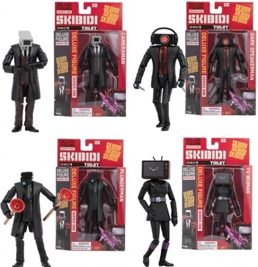 Skibidi Toilet - DeLux zberateľské figúrky 15 cm