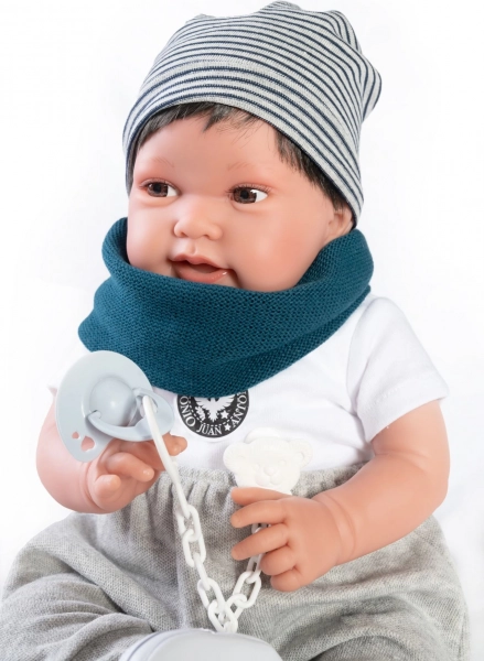 Antonio Juan Pipo Hair – realistická bábika bábätko 42 cm s mäkkým telom