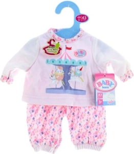 Pyžamo pre bábiky BABY born 43 cm