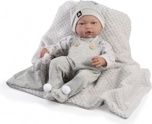 Realistická bábätko bábika Liam so zvukmi a mäkkým telom - 38 cm