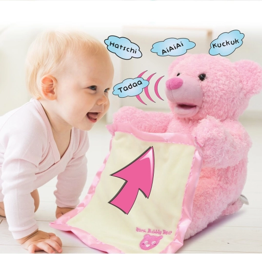 Interaktívna plyšová medvedica Mrs. Babble Bear ružová