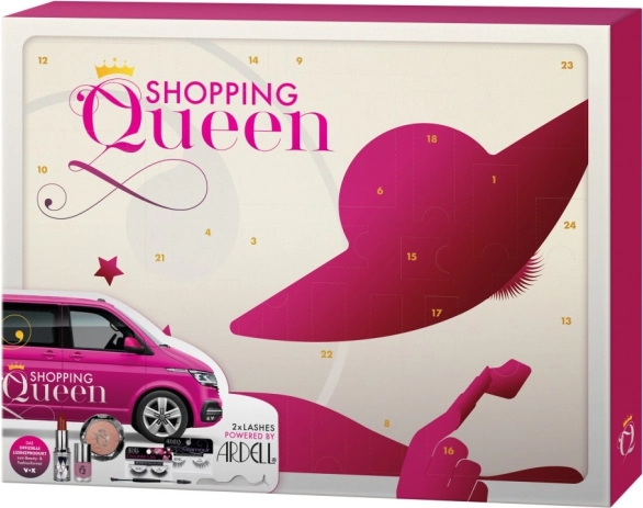 adventný kalendár SHOPPING QUEEN s kozmetikou a umelými riasami ARDELL