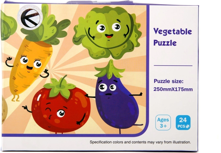 Detské puzzle zelenina 24 dielikov - 1 kus