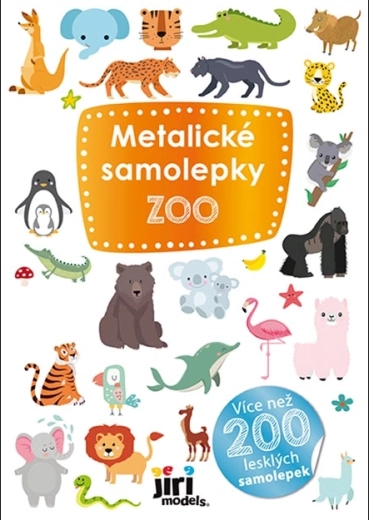 Metalické nálepky Zoo
