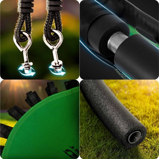 Robustný oceľový rám s penovým polstrovaním