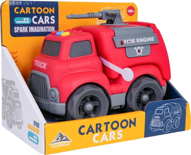 Hasičské auto so svetlami a zvukmi