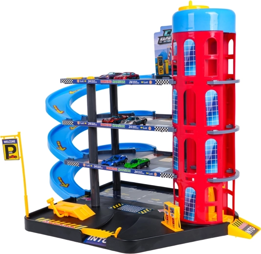 Manuálny výťah a tri poschodia zábavy