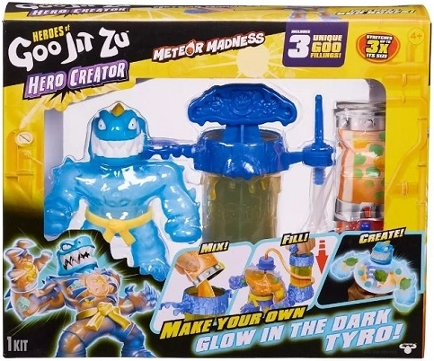 Heroes of Goo Jit Zu Hero Creator Tyro svietiaci v tme