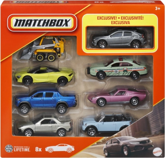 Sada autíčok MATCHBOX 1:64 – 8 kusov (mix)