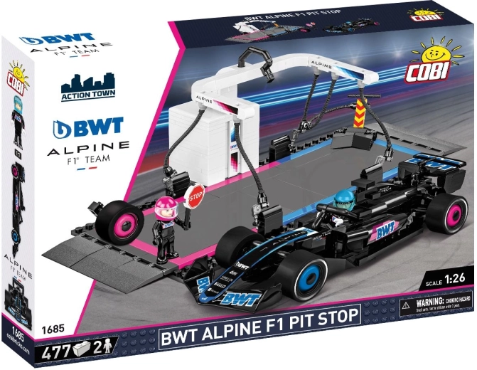 Cobi BWT Alpine F1 pit stop stavebnica 1:26