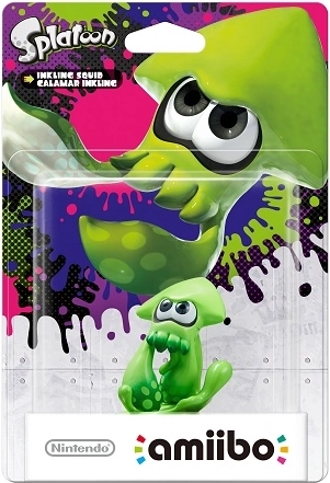 amiibo figúrka Splatoon Squid (Inkling Squid) – zelená