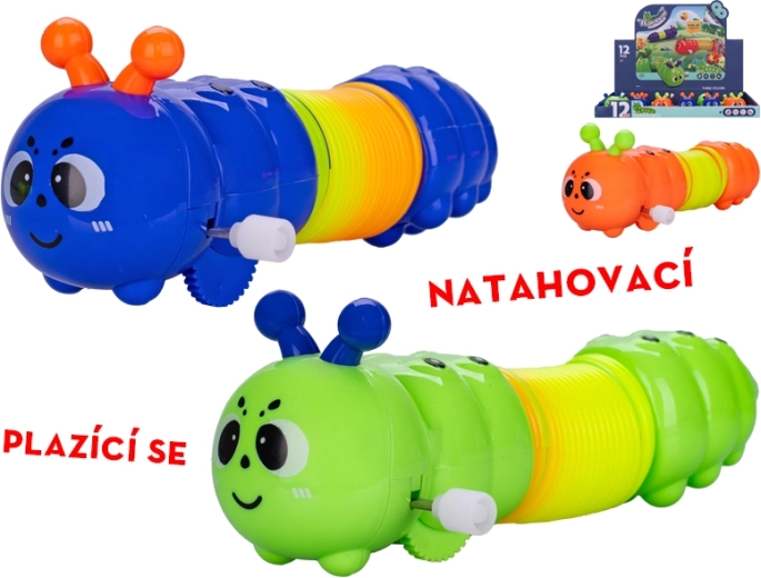 Veselá húsenica na kľúčik pre najmenších