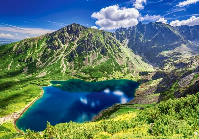 Puzzle 500 dielikov Czarny Staw Gąsienicowy, Tatry, Poľsko