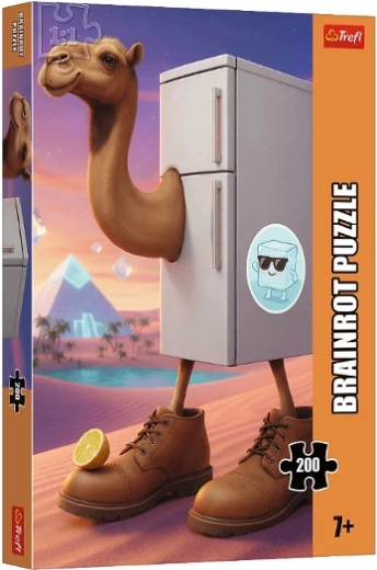 Puzzle BrainRots „chladničkový ťava“ 200 dielikov