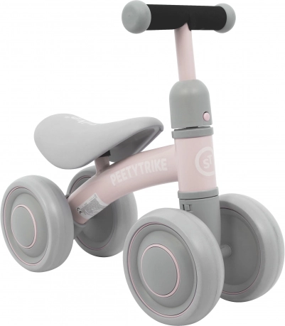 Štvorkolesový detský balančný motocykel PeetyTrike, ružový