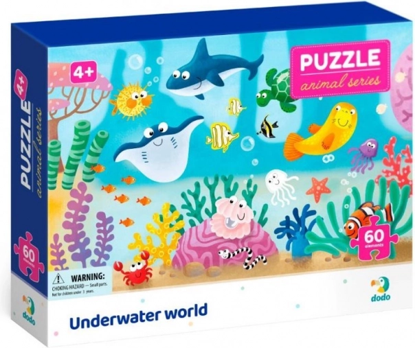 DODO puzzle zvieratá: podmorský svet 60 dielikov