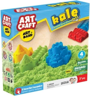 Art Craft kinetický piesok sada hrad 500 g