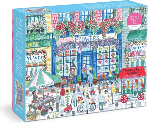 Puzzle Kvetinový trh 2000 dielikov